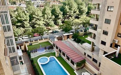 Swimming pool of Flat for sale in Alicante / Alacant  with Air Conditioner, Heating and Terrace