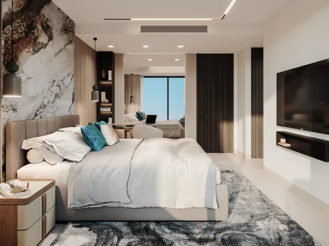 Habitación de Casa o chalet en venta en Marbella con Aire acondicionado, Calefacción y Jardín privado
