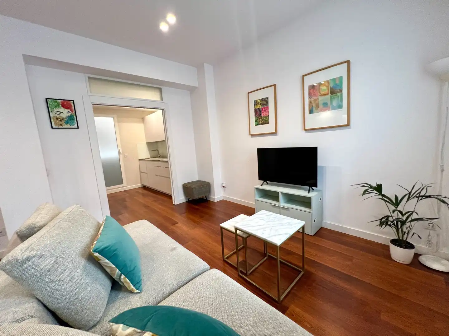 Sala de estar de Piso en venta en Alicante / Alacant con Aire acondicionado y Calefacción