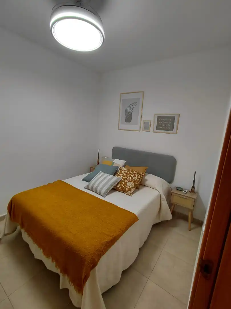 Bedroom of Flat for rent in Benicarló  with Terrace, Furnished and Oven