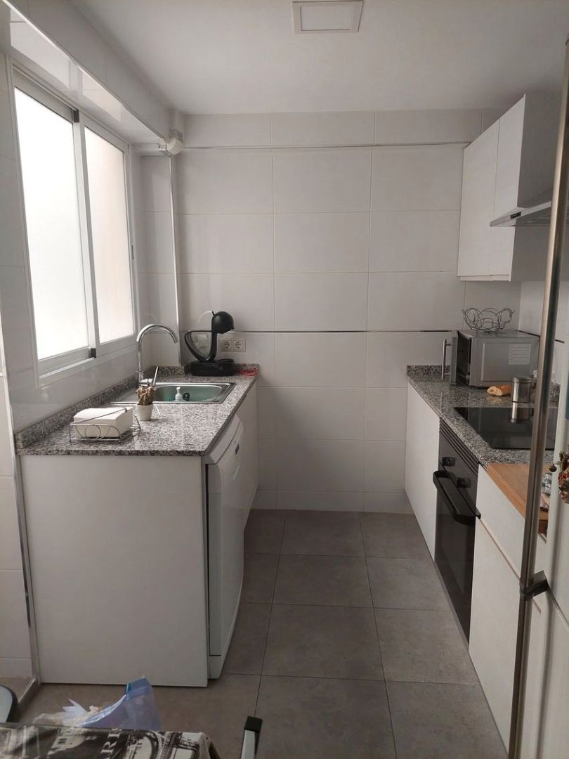 Kitchen of Flat for sale in Burjassot  with Balcony