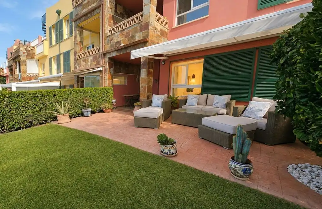 Terraza de Apartamento en venta en Benalmádena con Aire acondicionado, Jardín privado y Terraza
