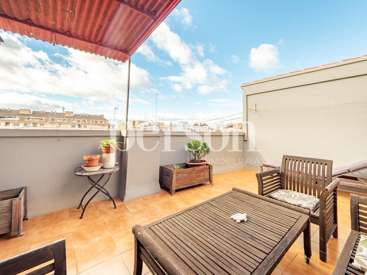 Terrace of Attic for sale in  Valencia Capital  with Air Conditioner, Heating and Parquet flooring