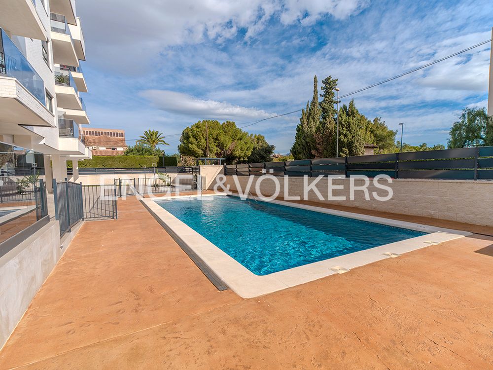 Swimming pool of Flat for sale in Sant Joan d'Alacant  with Air Conditioner, Heating and Terrace
