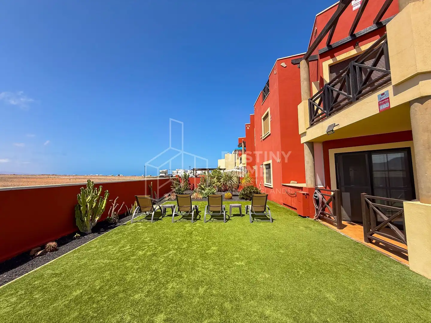 Terrace of Apartments for sale in La Oliva  with Private garden, Terrace and Furnished