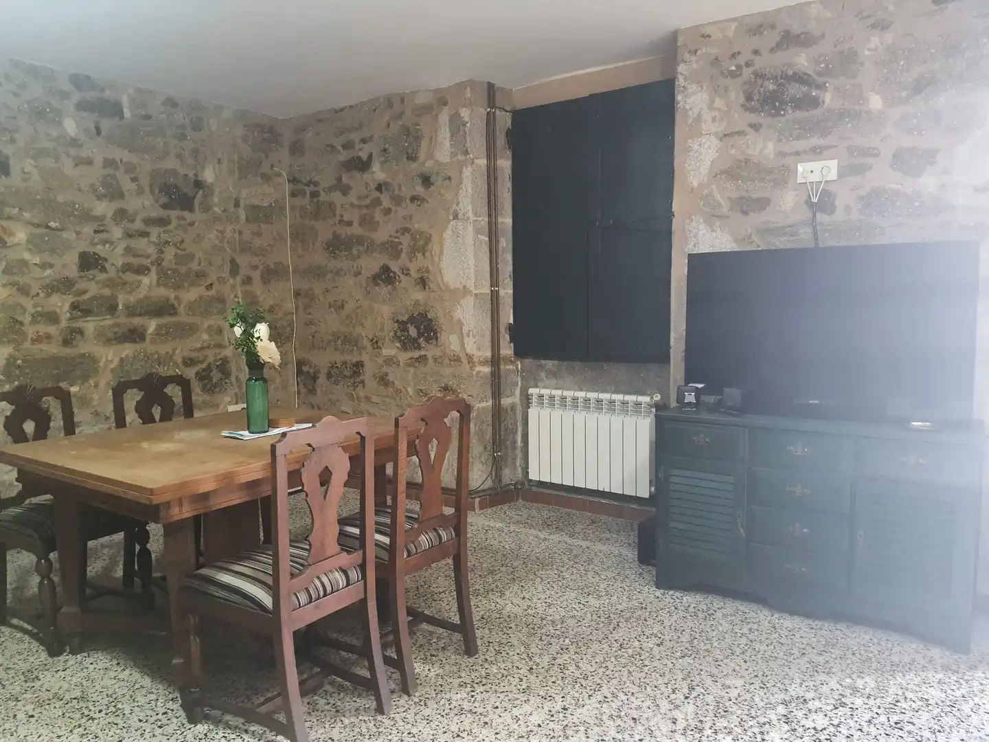 Dining room of Country homes for sale in Carballo  with Heating, Terrace and Oven