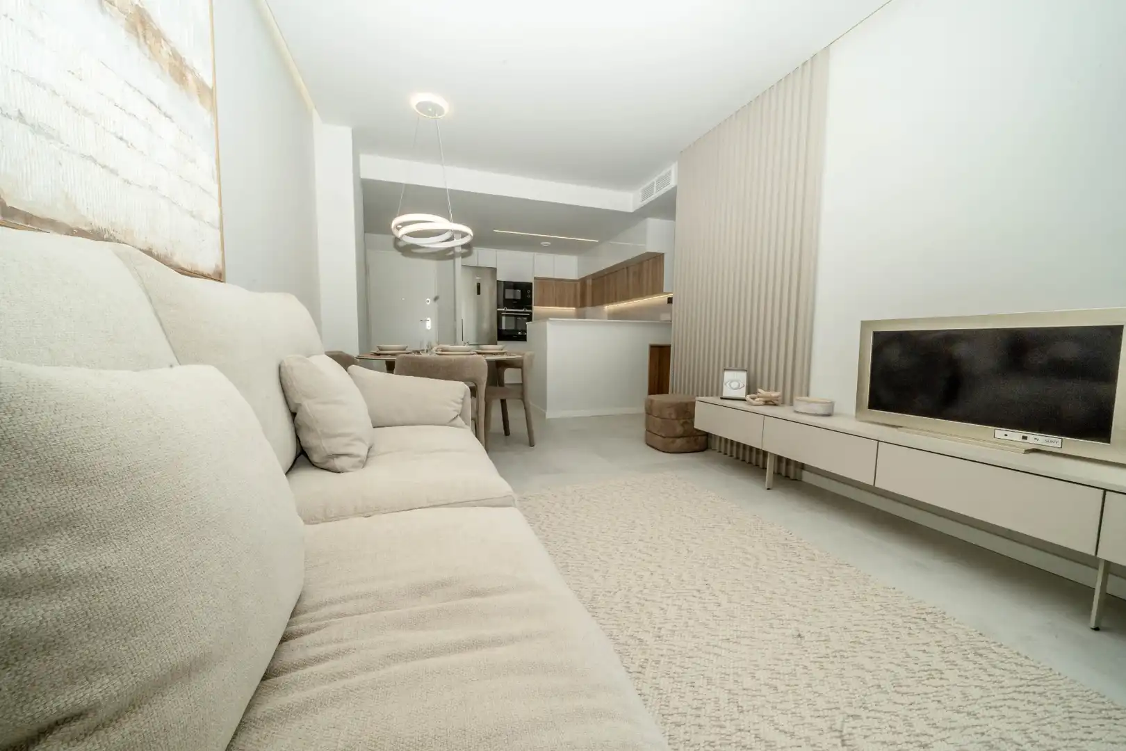 Sala d'estar de Casa o xalet en venda en Pilar de la Horadada amb Jardí privat, Terrassa i Traster