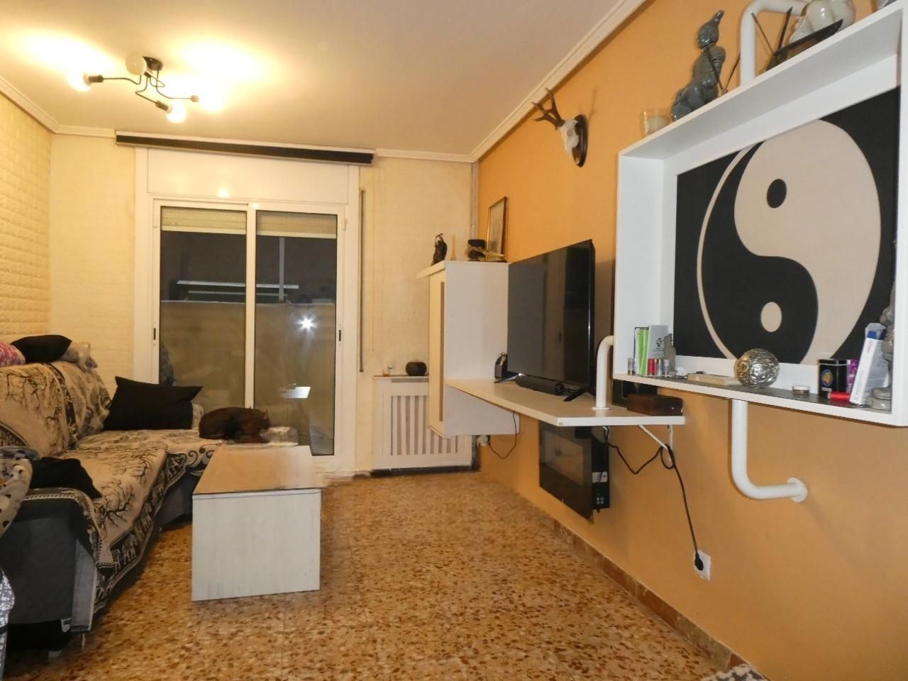 Living room of Planta baja for sale in  Barcelona Capital  with Balcony