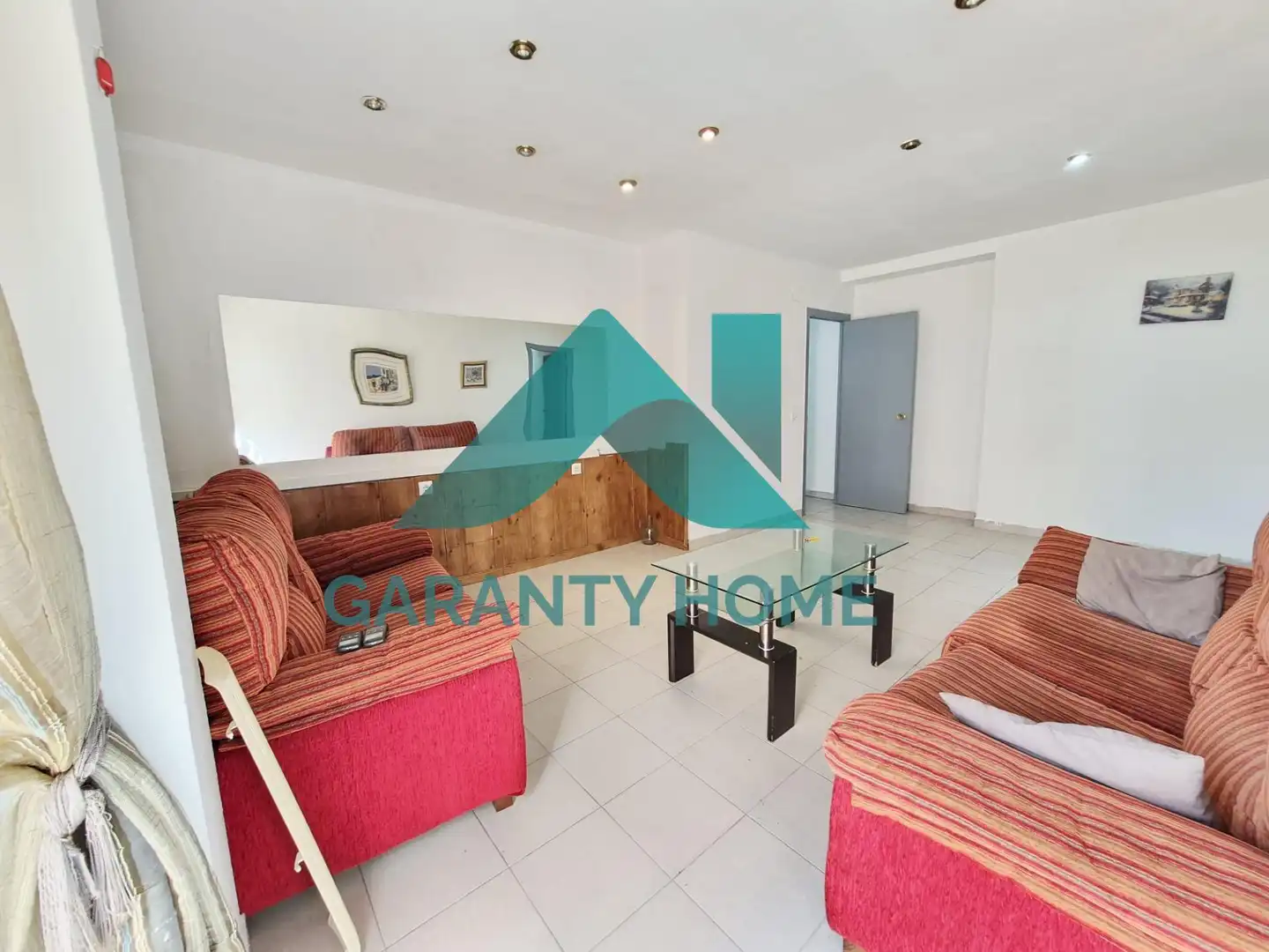 Sala d'estar de Apartament en venda en Cáceres Capital amb Aire condicionat i Moblat