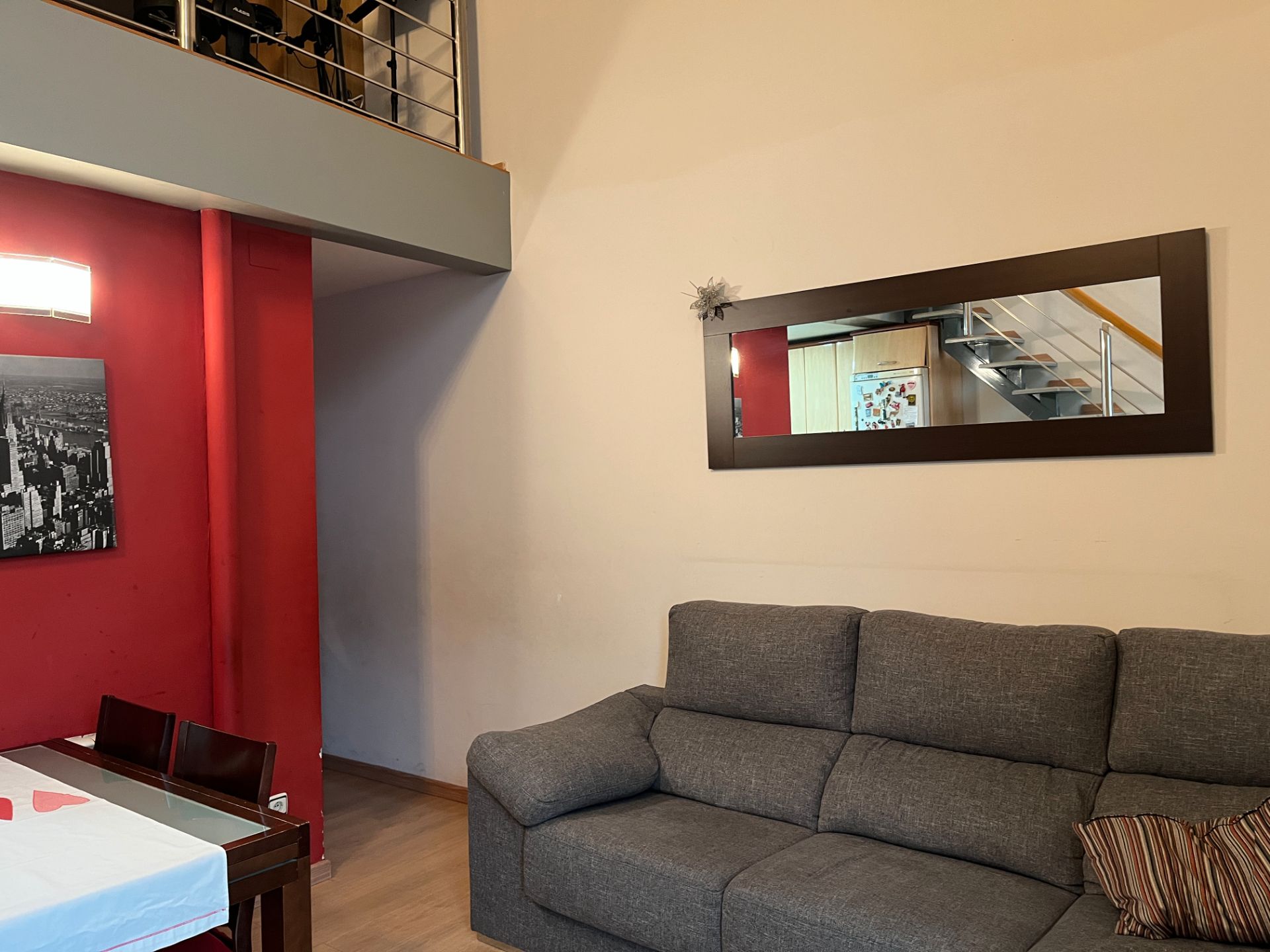 Living room of Duplex for sale in  Lleida Capital  with Air Conditioner, Heating and Parquet flooring