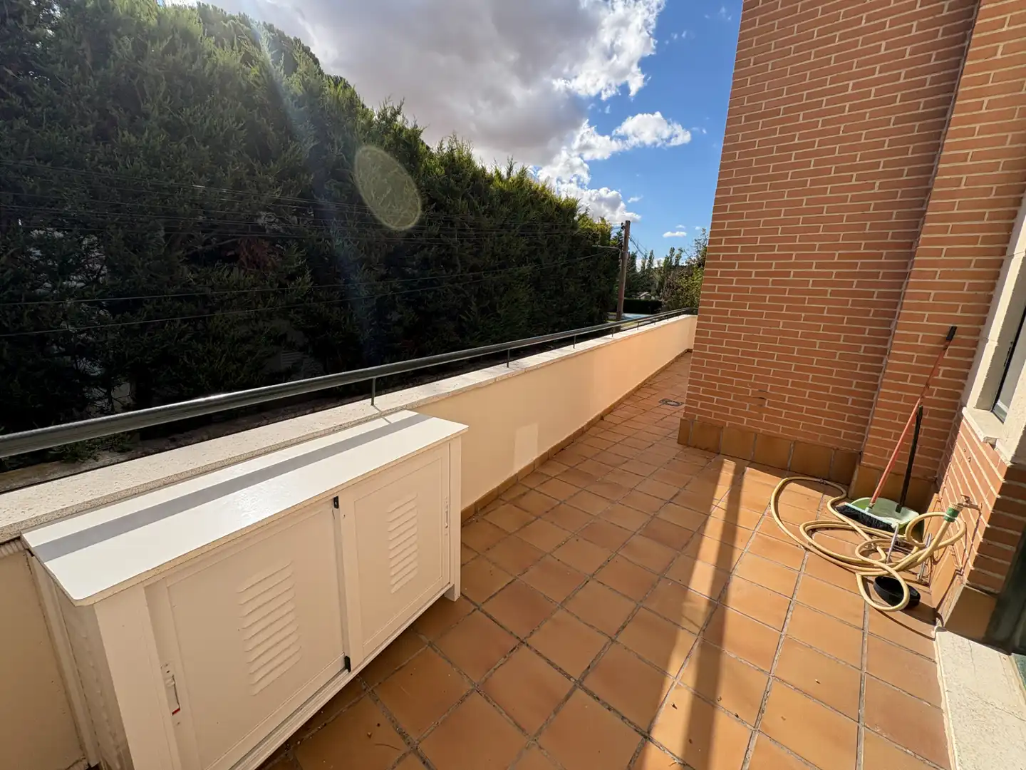 Terraza de Casa adosada en venta en Simancas con Aire acondicionado, Calefacción y Jardín privado