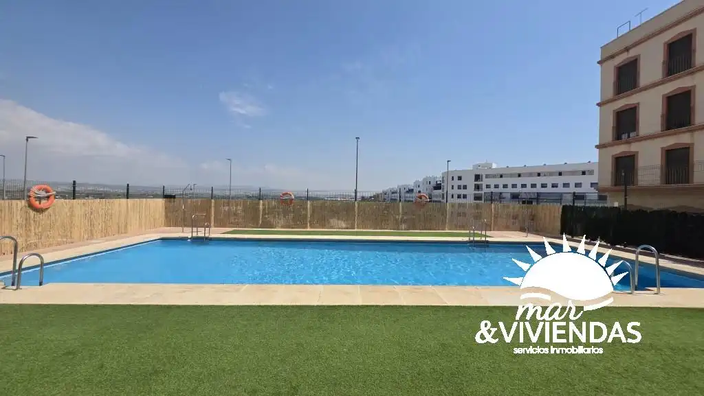 Swimming pool of Duplexes for sale in Garrucha  with Heating, Terrace and Storage room