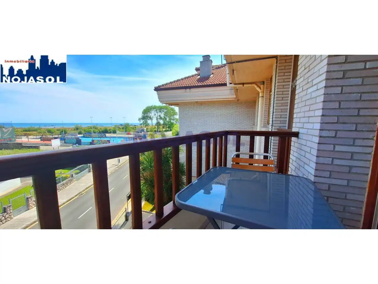 Terrasse von Wohnung zur Miete in Noja mit Heizung, Terrasse und Möbliert