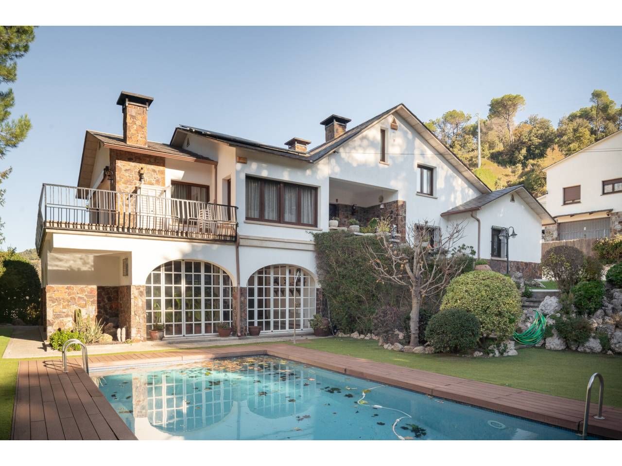 Exterior view of House or chalet for sale in Aiguafreda  with Air Conditioner, Heating and Private garden