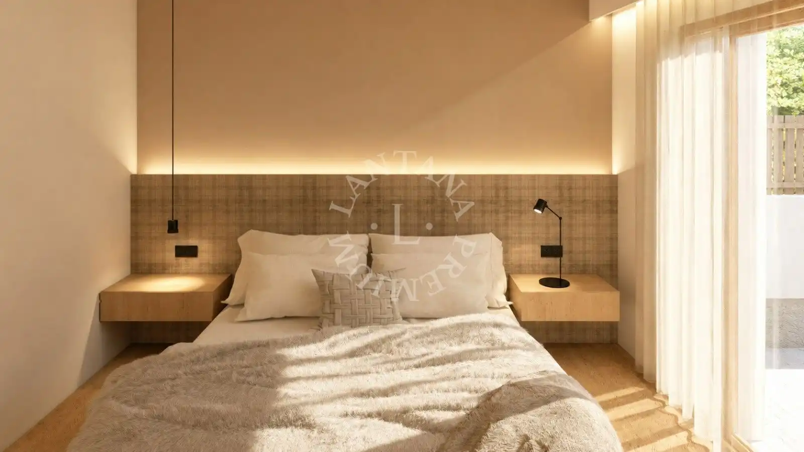 Bedroom of Flat for sale in Naut Aran  with Air Conditioner, Heating and Terrace