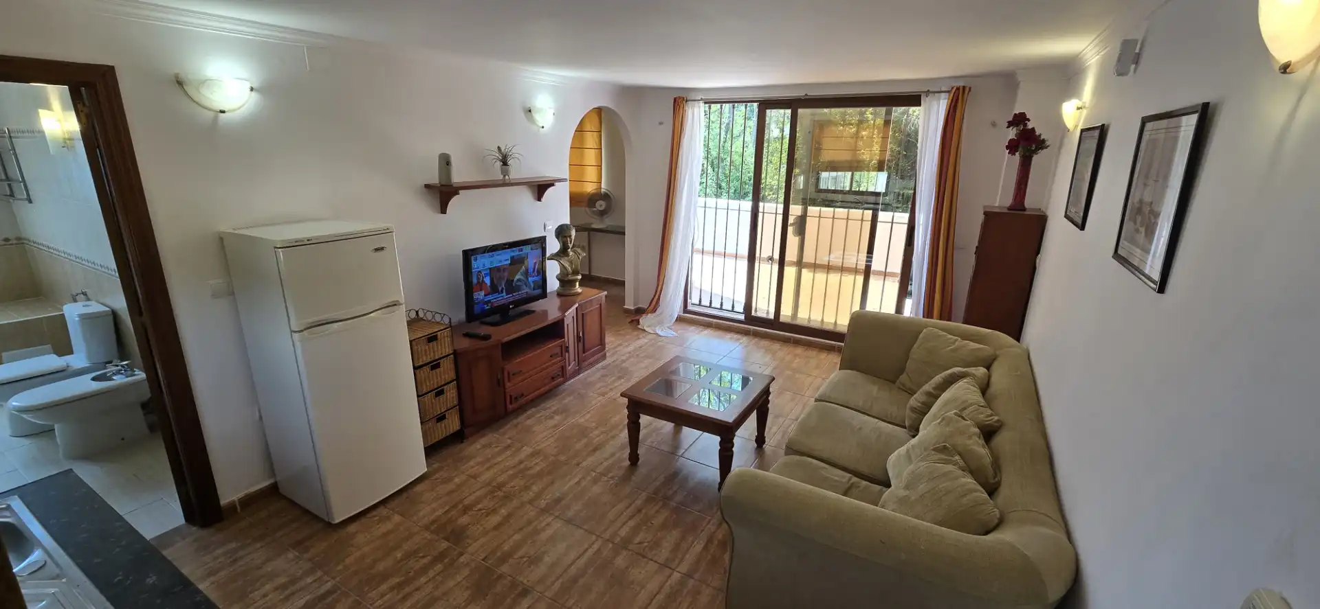 Sala de estar de Piso de alquiler en Estepona con Amueblado
