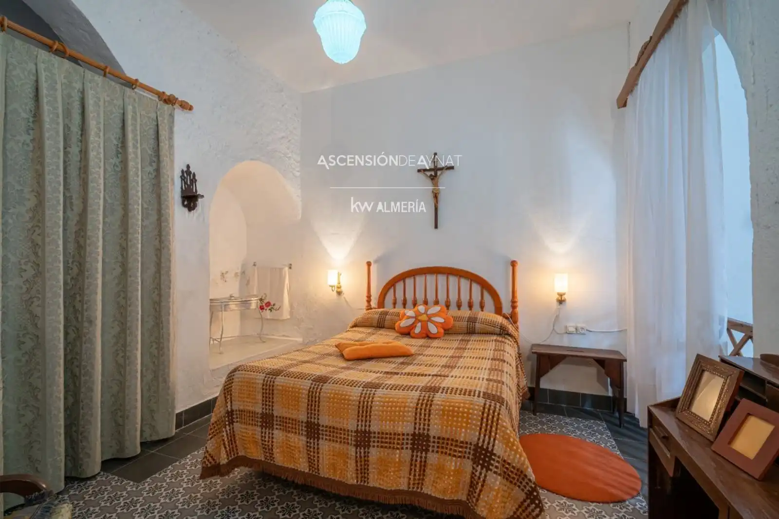 Bedroom of Houses for sale in Alhabia  with Furnished