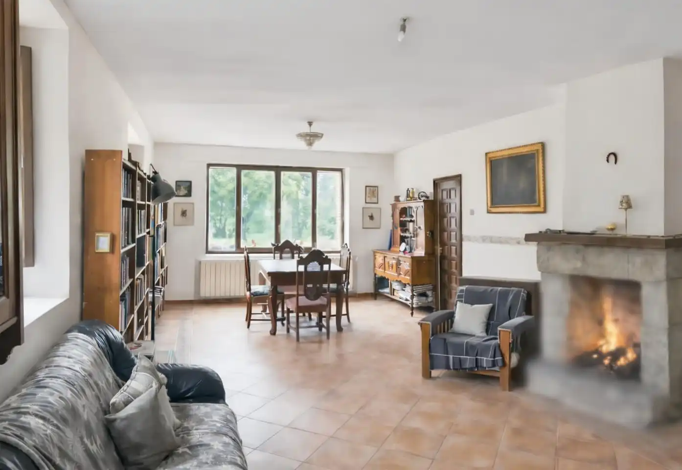 Wohnzimmer von Country house zum Verkauf in Colmenarejo mit Privatgarten