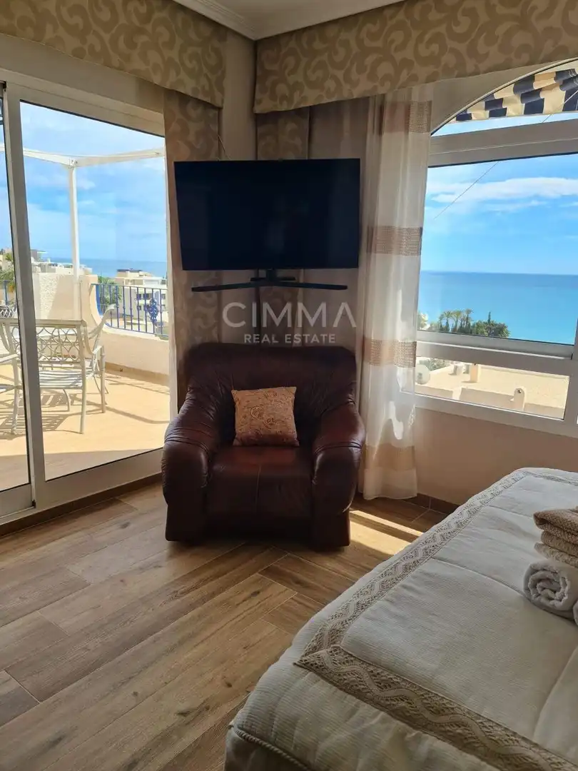 Sala de estar de Casa o chalet de alquiler en Villajoyosa / La Vila Joiosa