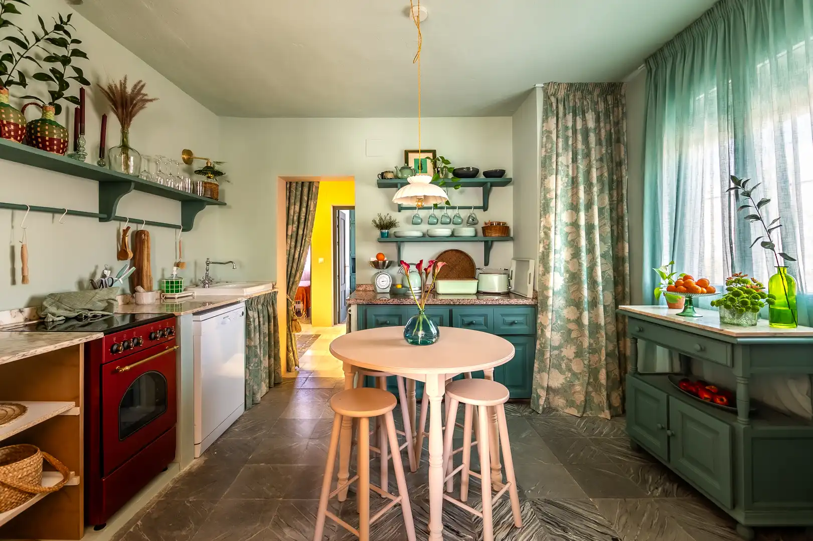 Kitchen of Detached homes for sale in Marbella  with Air Conditioner, Terrace and Storage room