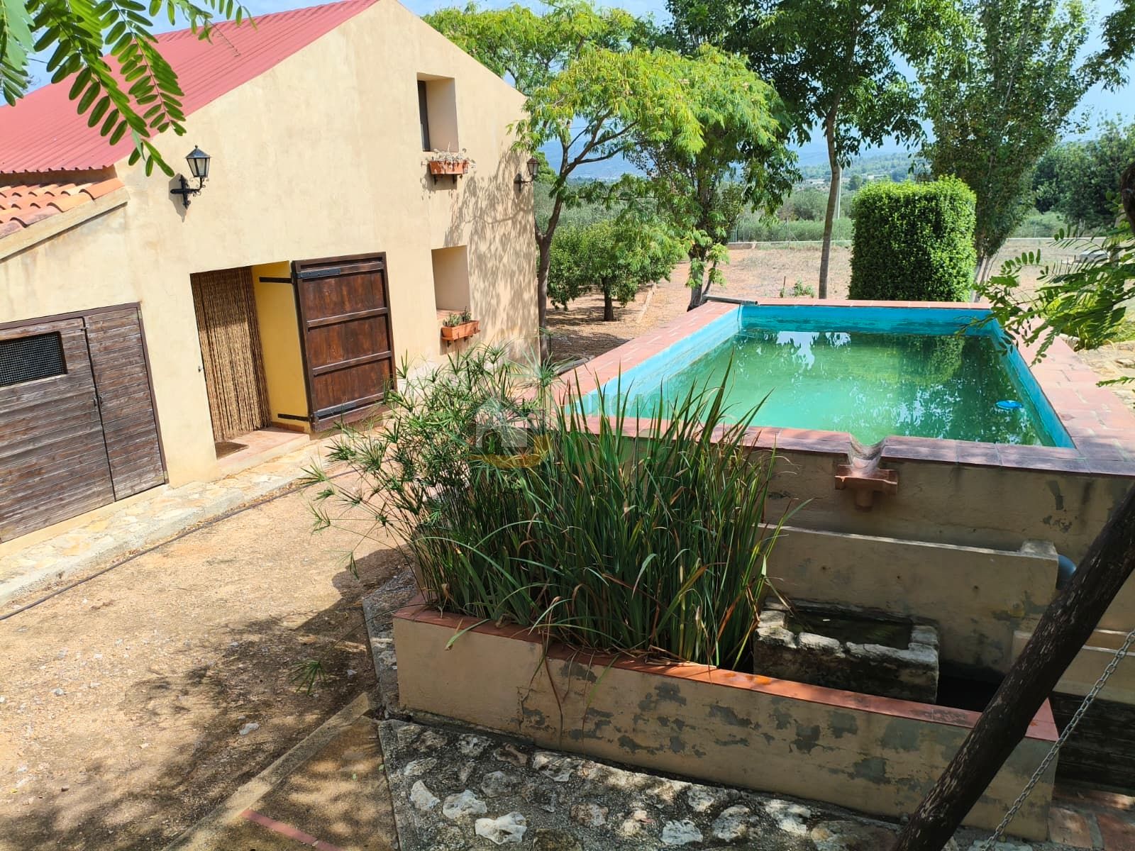 Jardí de Casa o xalet en venda en Masdenverge amb Jardí privat, Terrassa i Piscina