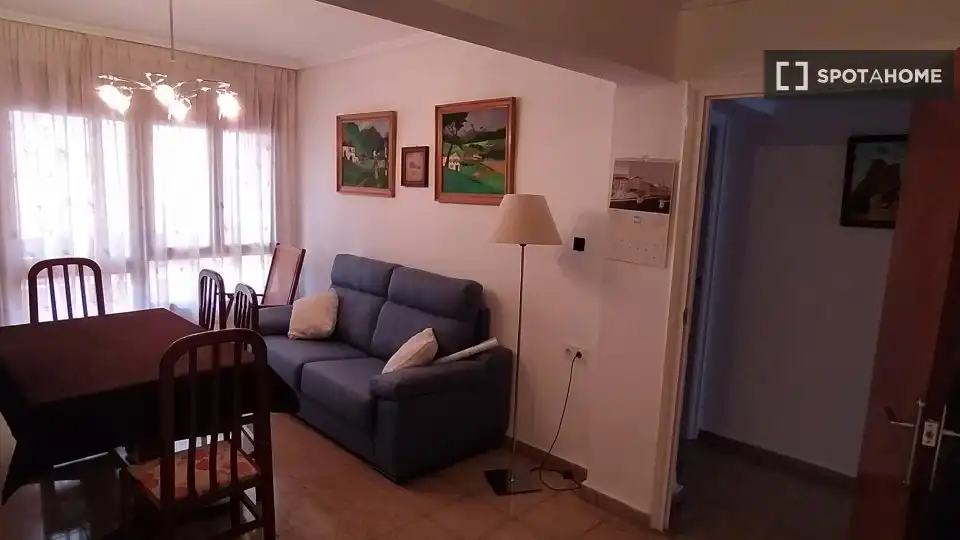 Sala de estar de Piso de alquiler en Godella con Aire acondicionado, Calefacción y Amueblado