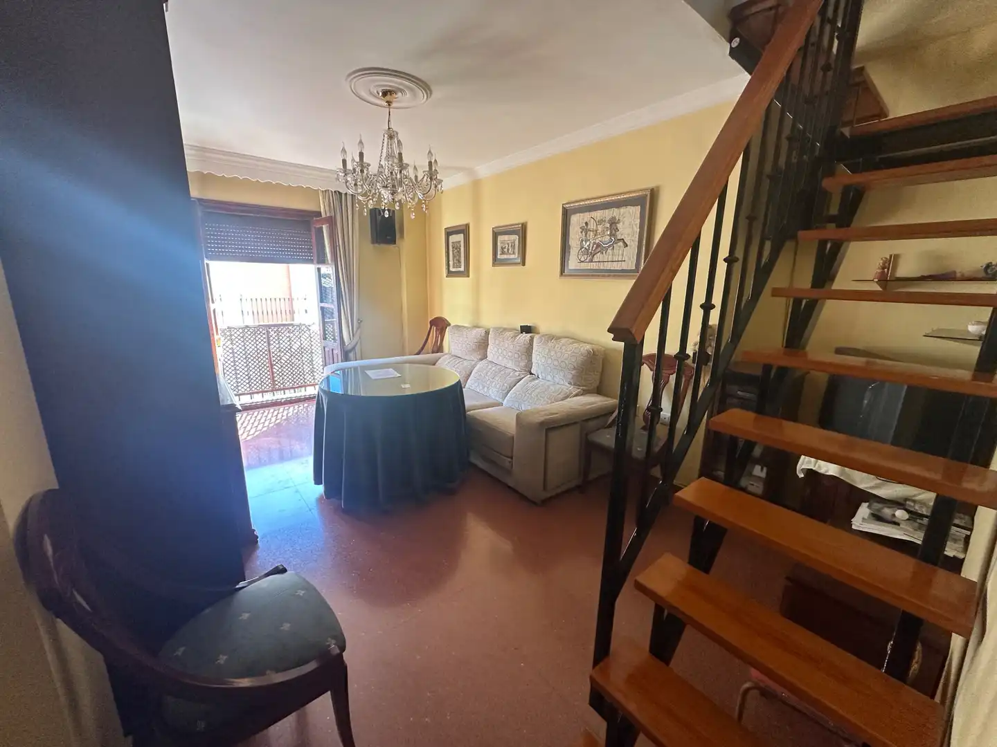 Sala de estar de Dúplex en venta en Antequera con Amueblado y Balcón