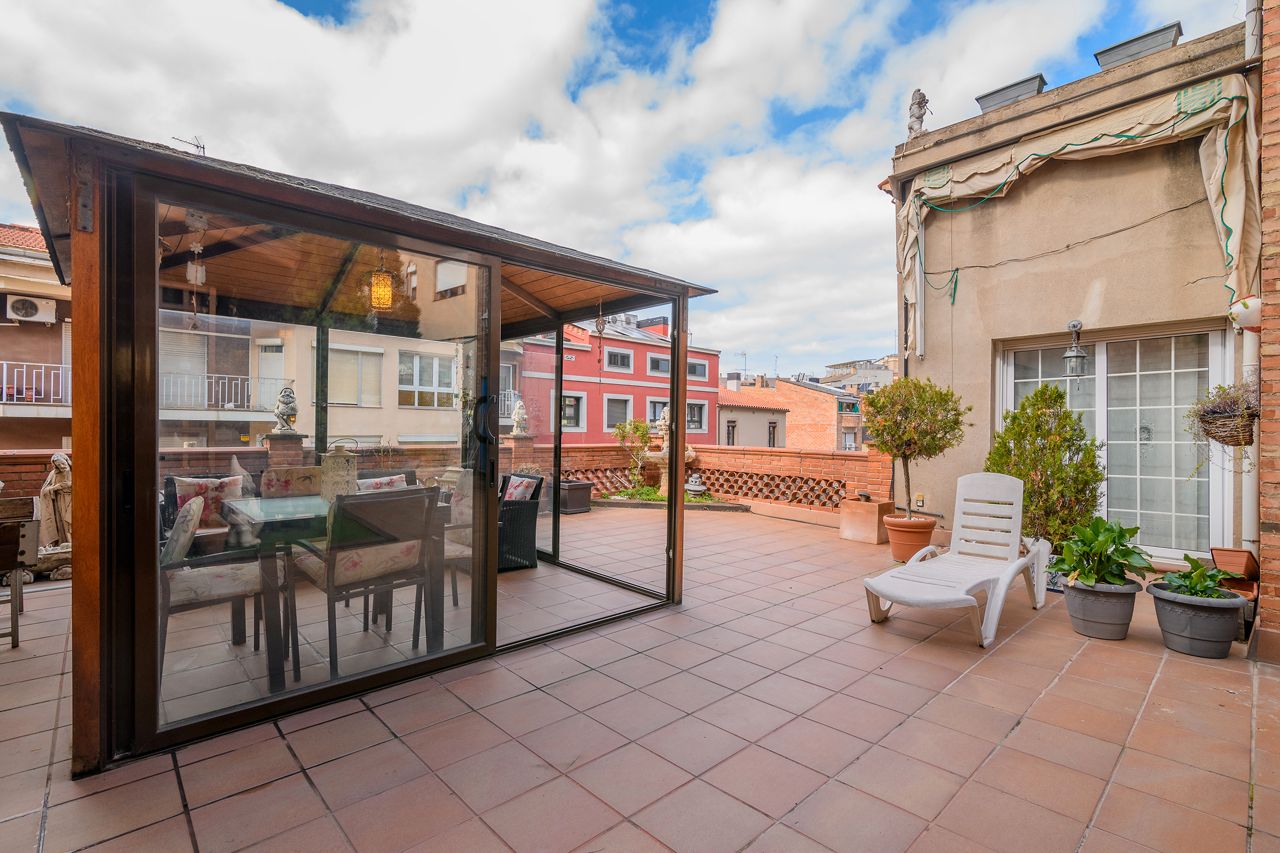 Terrace of Flat for sale in Manresa  with Air Conditioner, Heating and Private garden