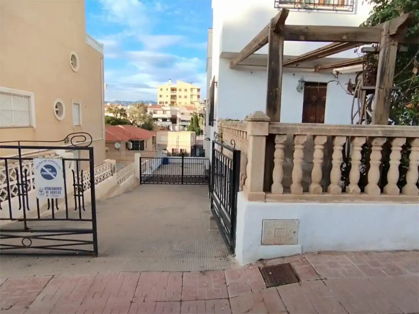 Terrassa de Casa adosada en venda en Águilas amb Aire condicionat i Balcó