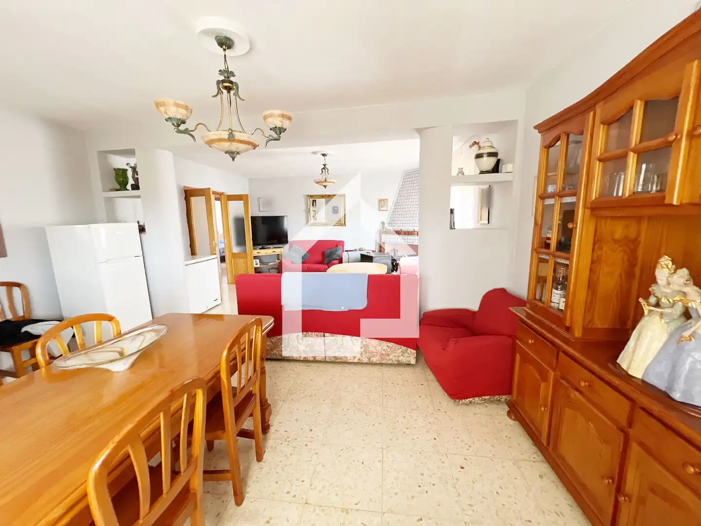 Sala de estar de Casa o chalet en venta en Tibi con Jardín privado, Terraza y Trastero