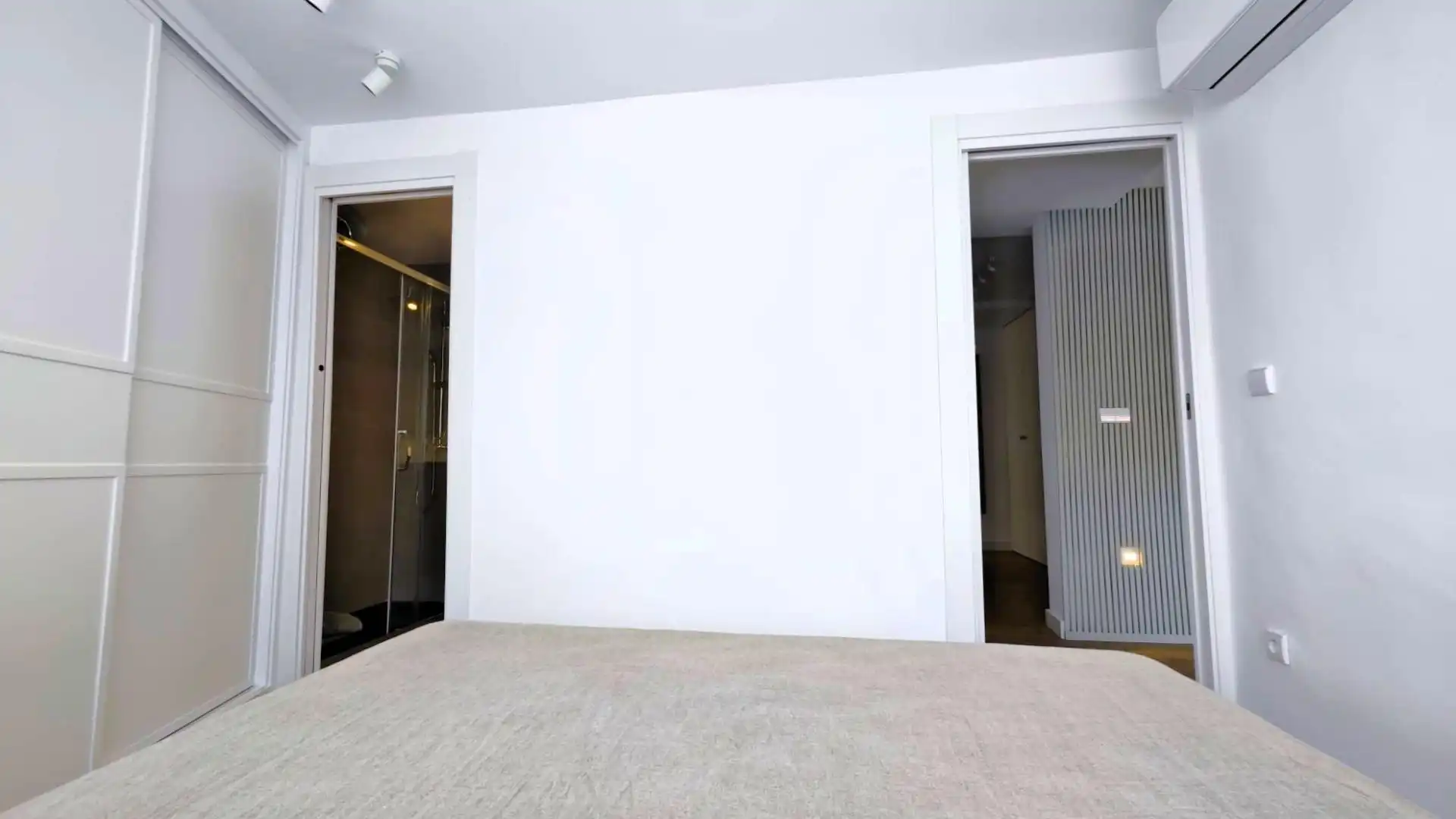 Bedroom of Flat for rent in Alicante / Alacant  with Air Conditioner, Heating and Parquet flooring