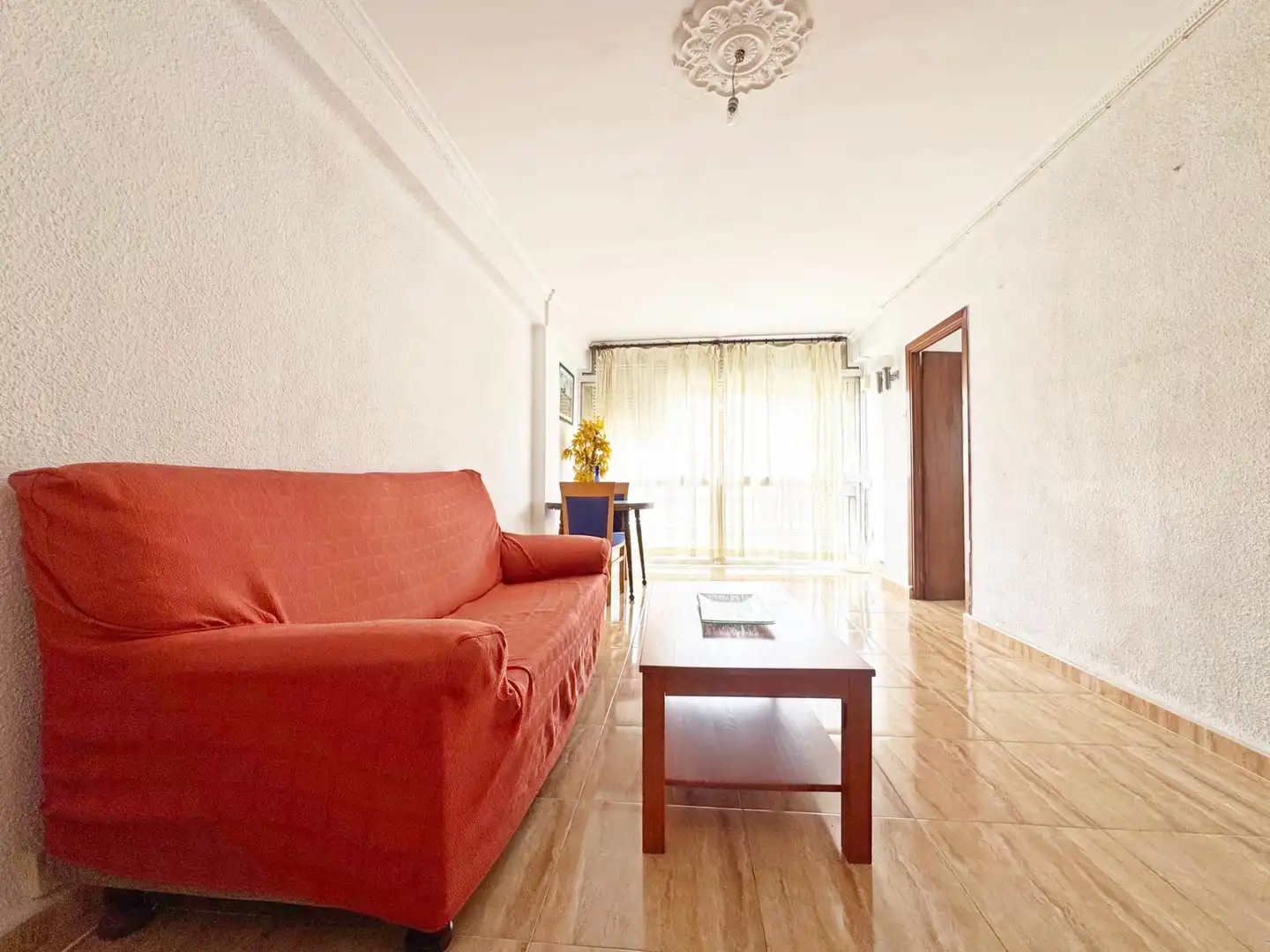 Sala de estar de Piso en venta en Málaga