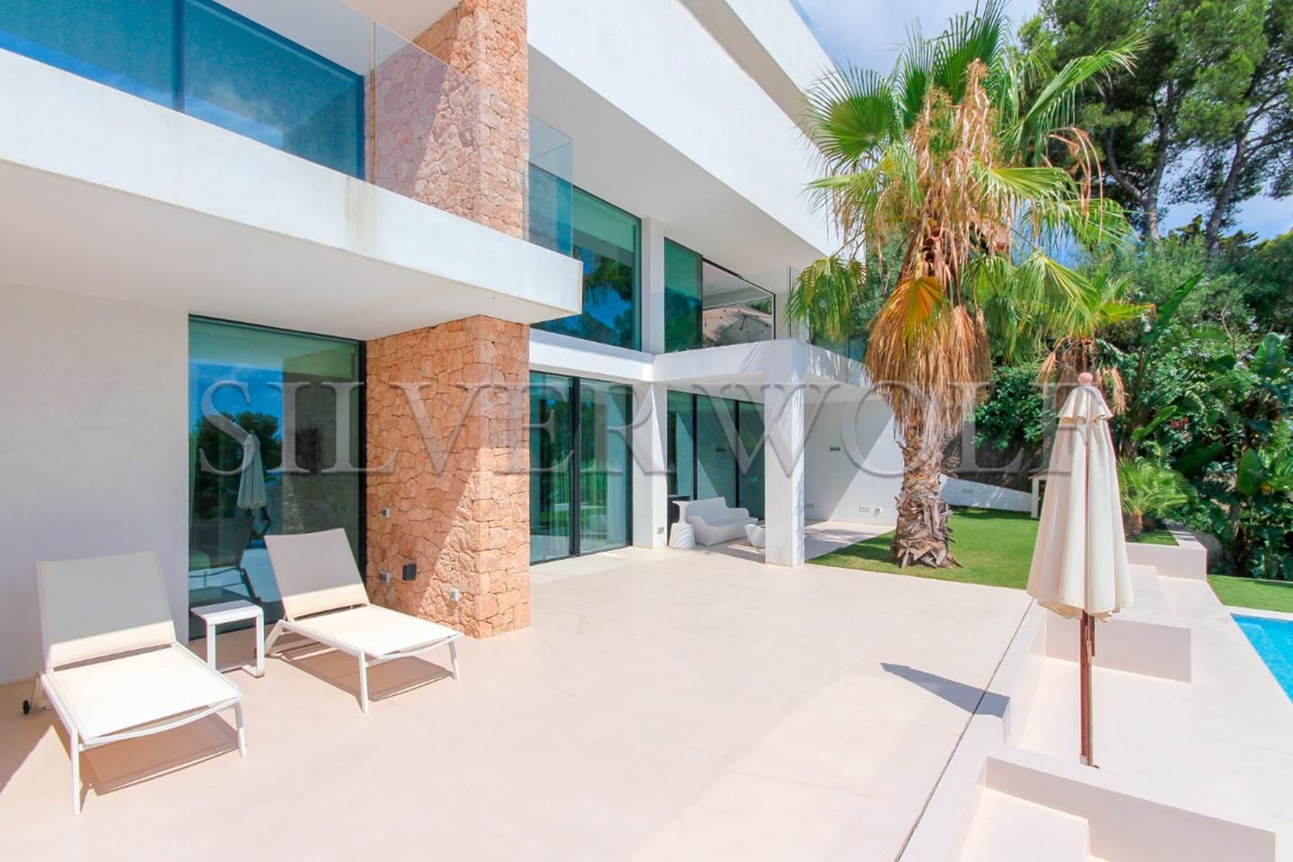 Terrassa de Casa o xalet en venda en Castelldefels amb Aire condicionat, Calefacció i Jardí privat