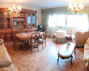 Dining room of Flat for sale in Palencia Capital  with Heating, Private garden and Parquet flooring