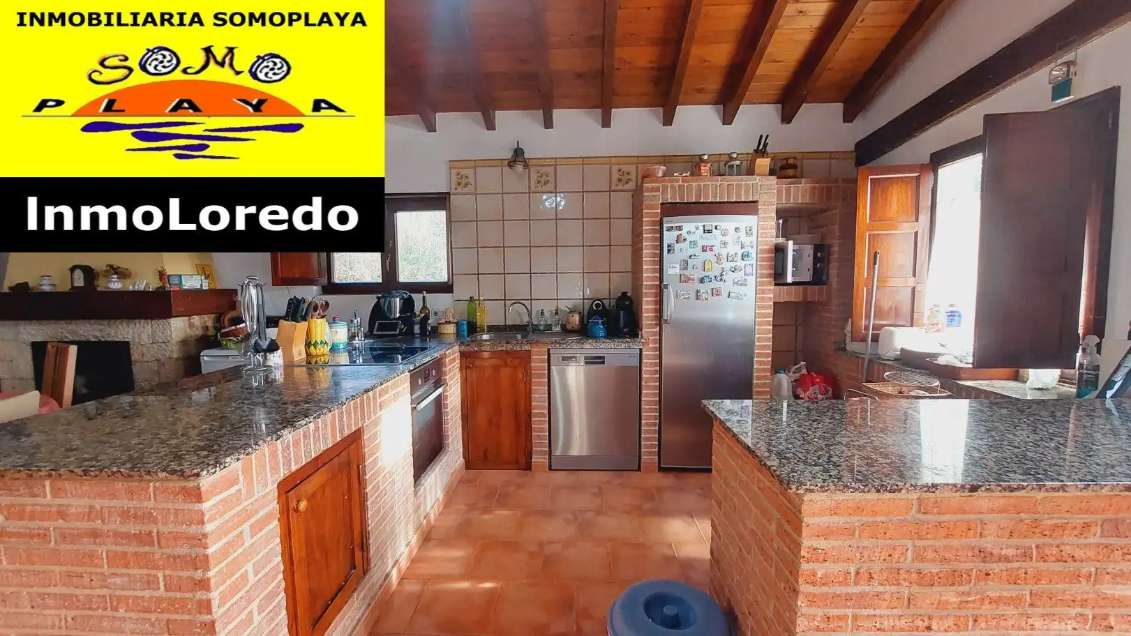 Cocina de Casa o chalet en venta en Ribamontán al Monte con Calefacción y Jardín privado
