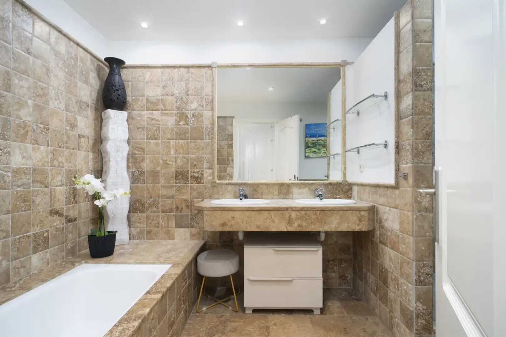Baño de Apartamento en venta en Estepona con Aire acondicionado, Calefacción y Terraza