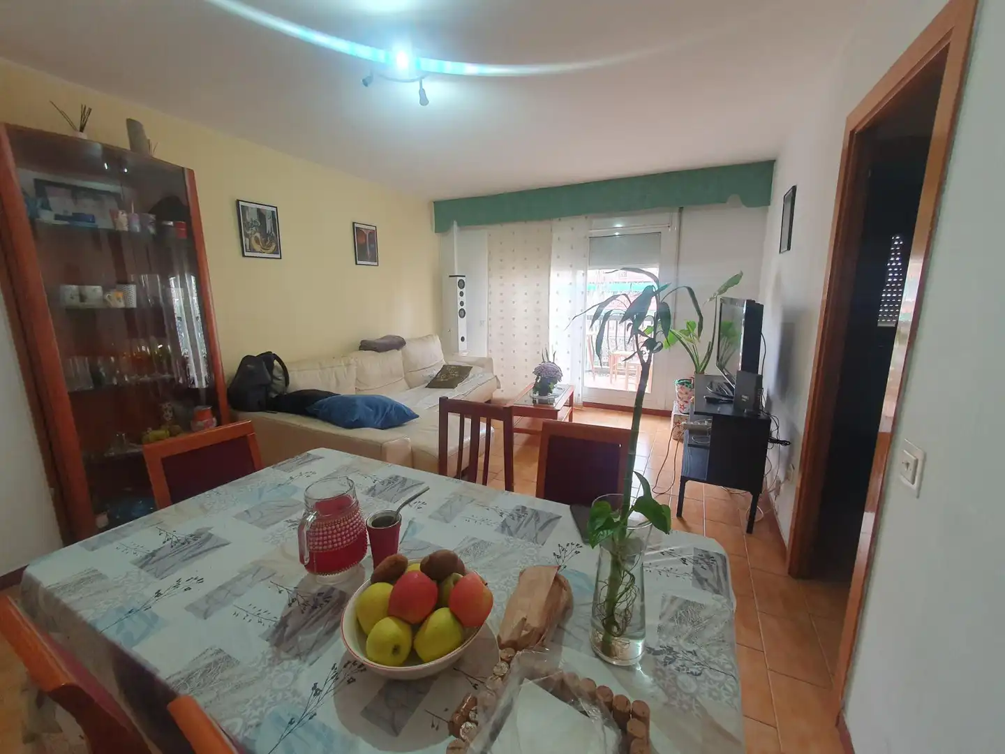 Sala de estar de Piso de alquiler en Mollet del Vallès con Amueblado y Balcón