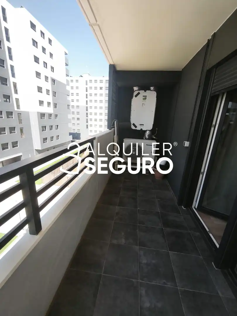 Balcony of Flat for rent in Zaragoza  with Air Conditioner, Heating and Terrace