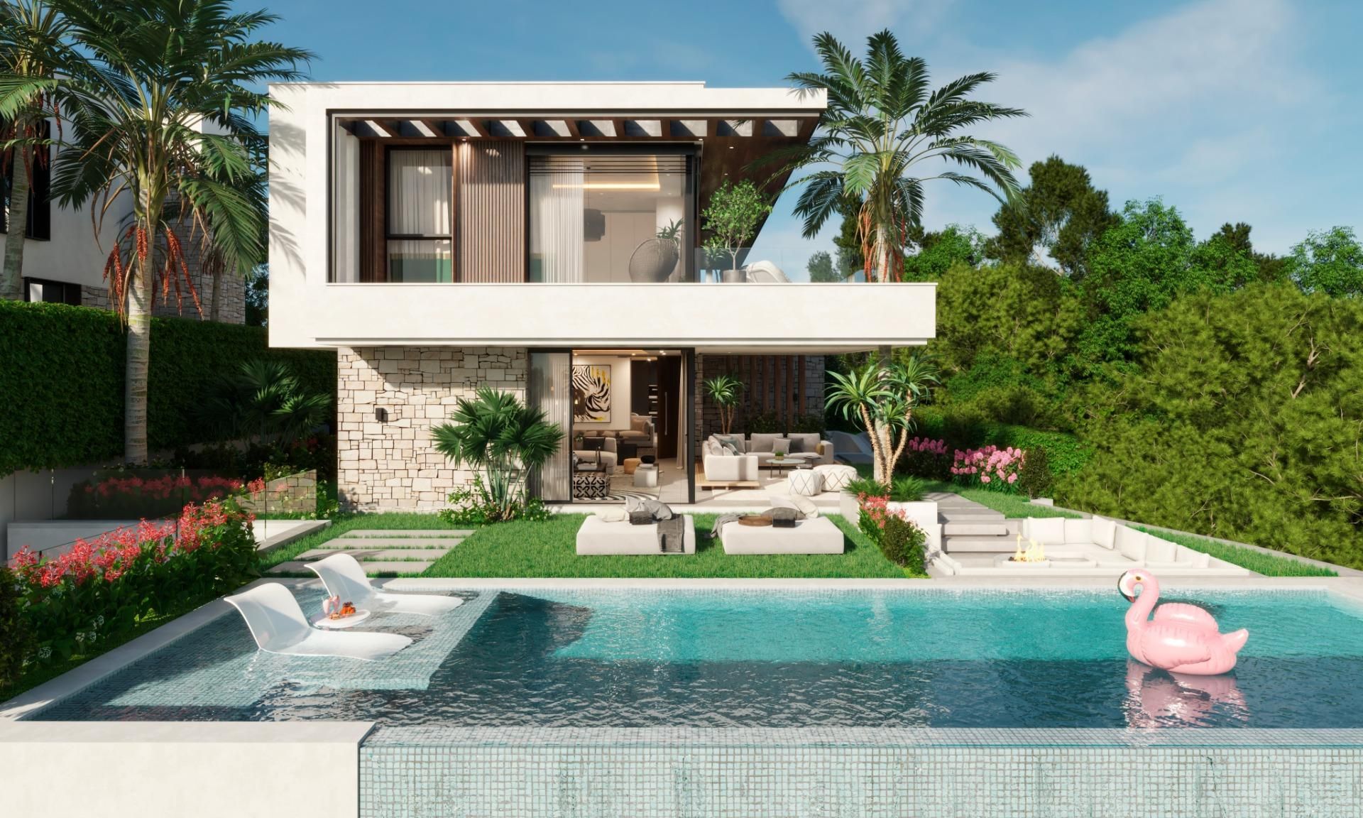 Jardín de Casa o chalet en venta en Benalmádena con Aire acondicionado, Calefacción y Jardín privado
