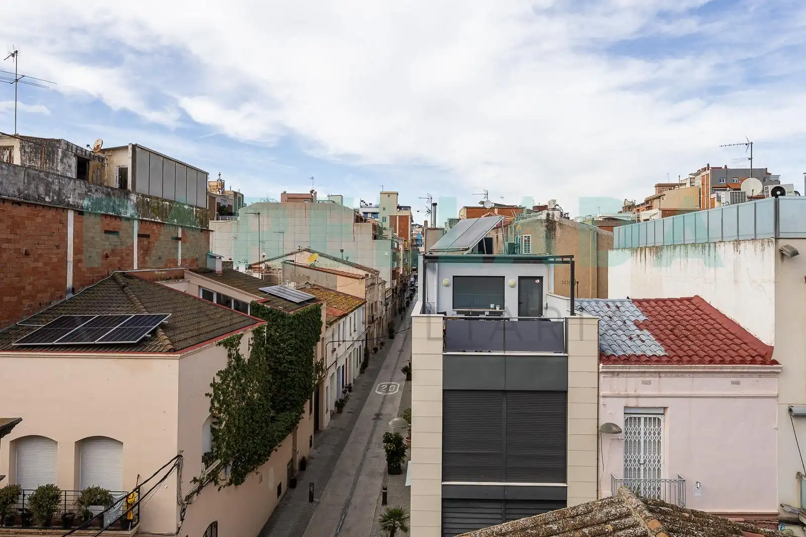 Vista exterior de Dúplex en venda en Badalona amb Aire condicionat, Calefacció i Parquet