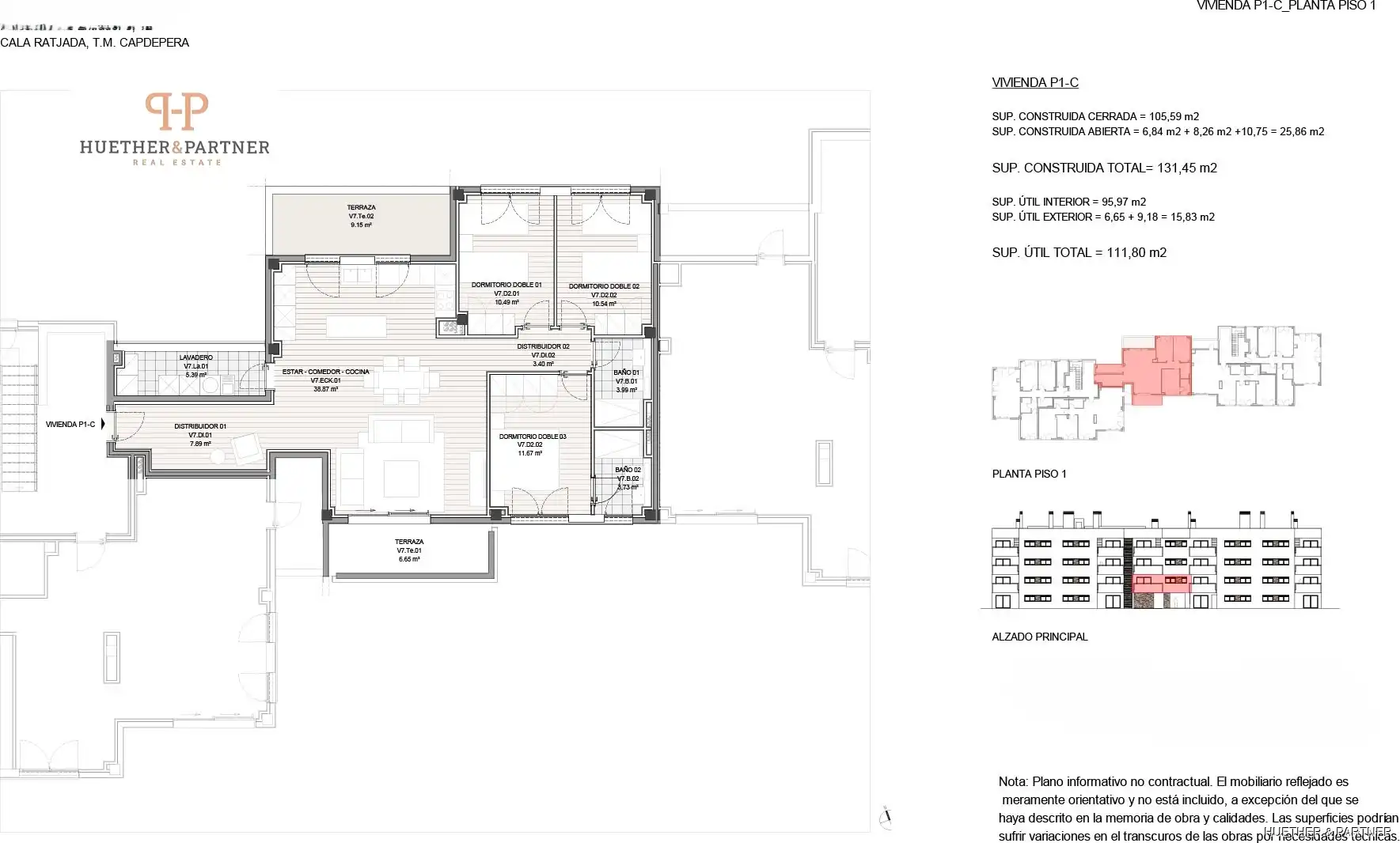 Flat with lift for sale in Cala Ratjada, imagen 11