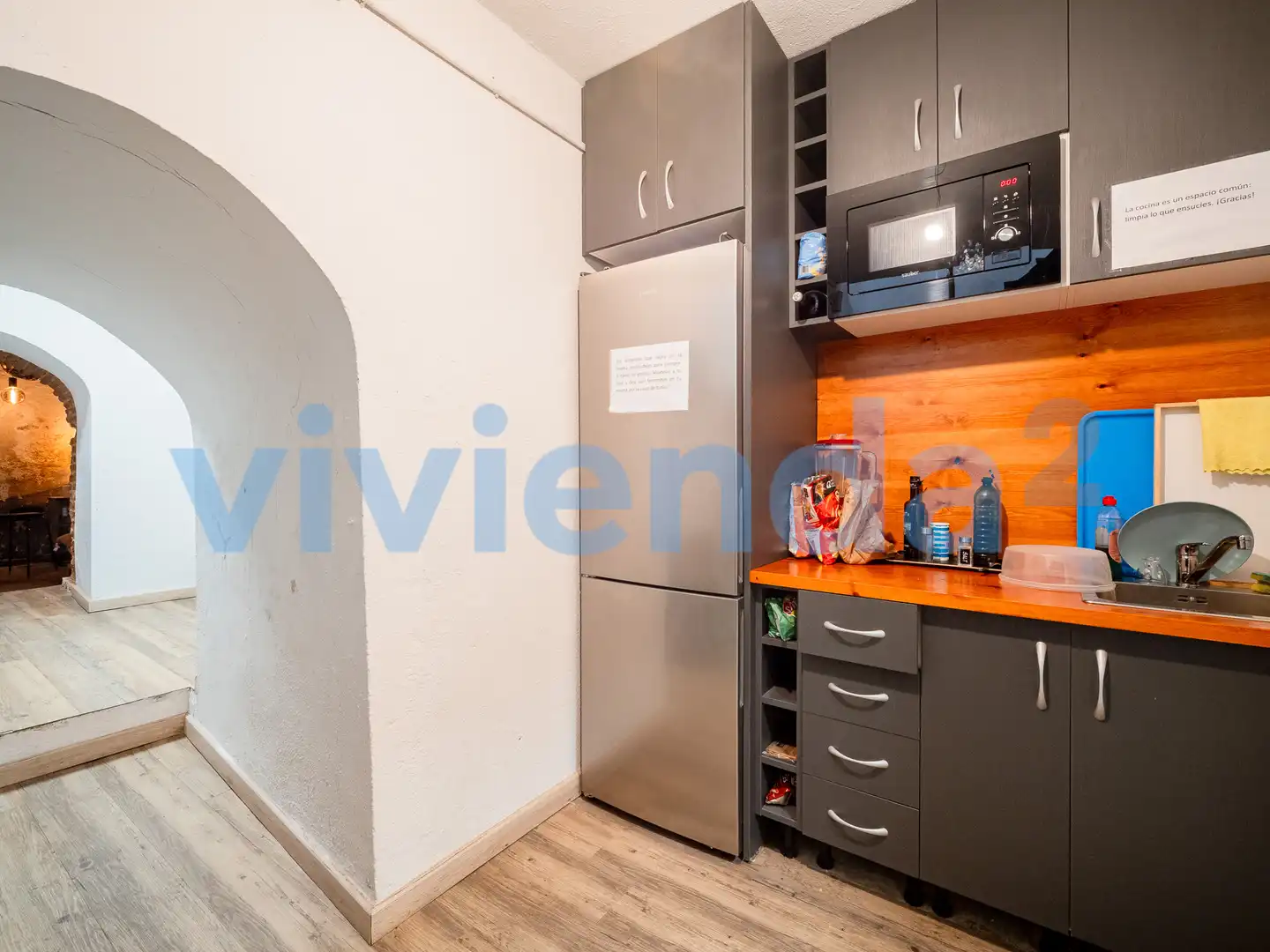 Cocina de Local en venta en Madrid con Aire acondicionado y Terraza
