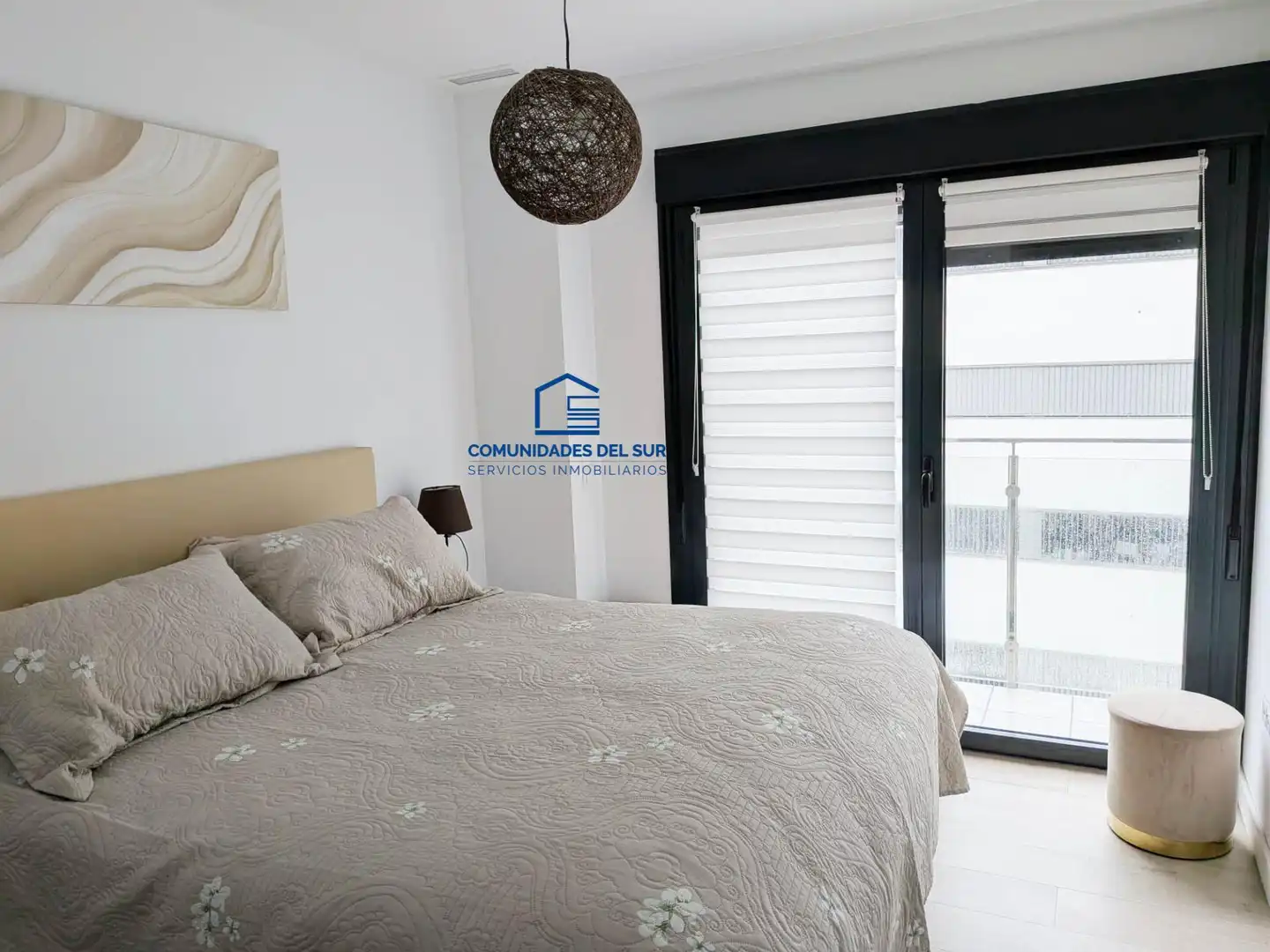 Schlafzimmer von Wohnungen zur Miete in Cádiz mit Klimaanlage, Terrasse und Möbliert