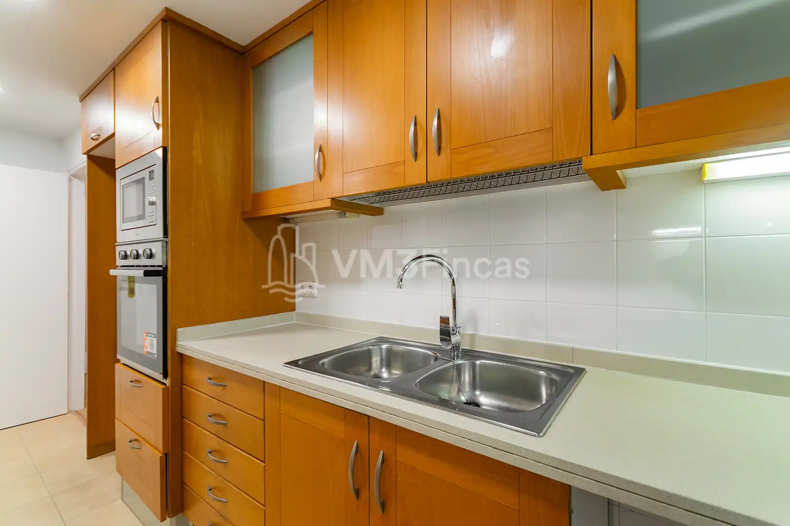 Küche von Wohnung zur Miete in Barcelona mit Klimaanlage, Heizung und Parkett