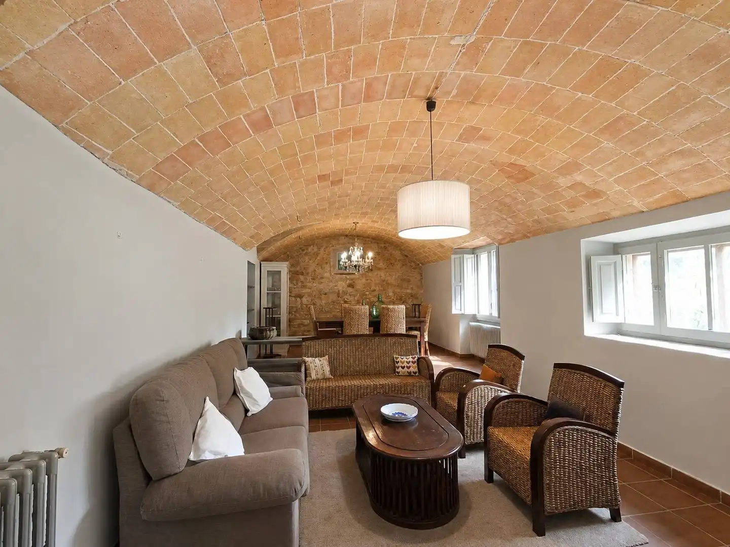 Wohnzimmer von Country house zum Verkauf in Forallac mit Heizung, Privatgarten und Terrasse