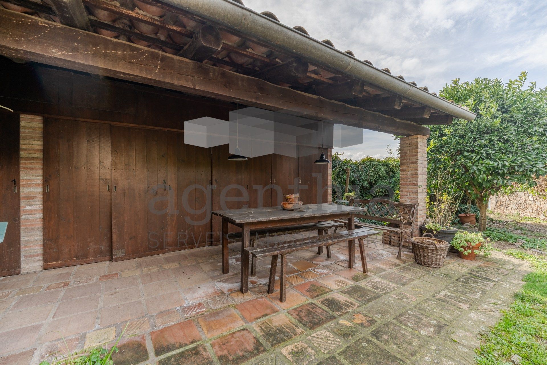 Terraza de Finca rústica en venta en Vilablareix con Calefacción, Trastero y Balcón