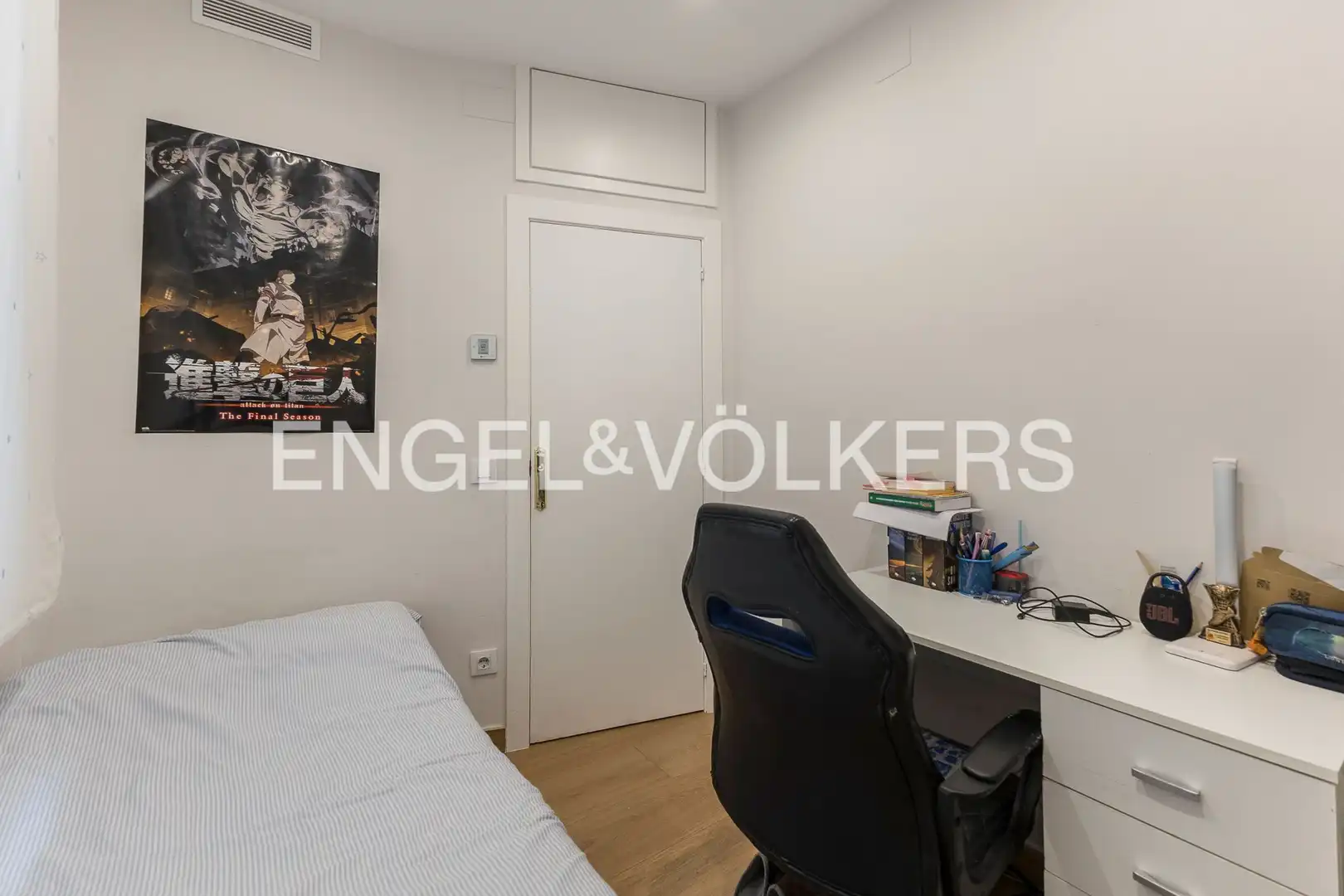 Schlafzimmer von Wohnung zur Miete in Barcelona mit Heizung, Balkon und Haustiere erlaubt