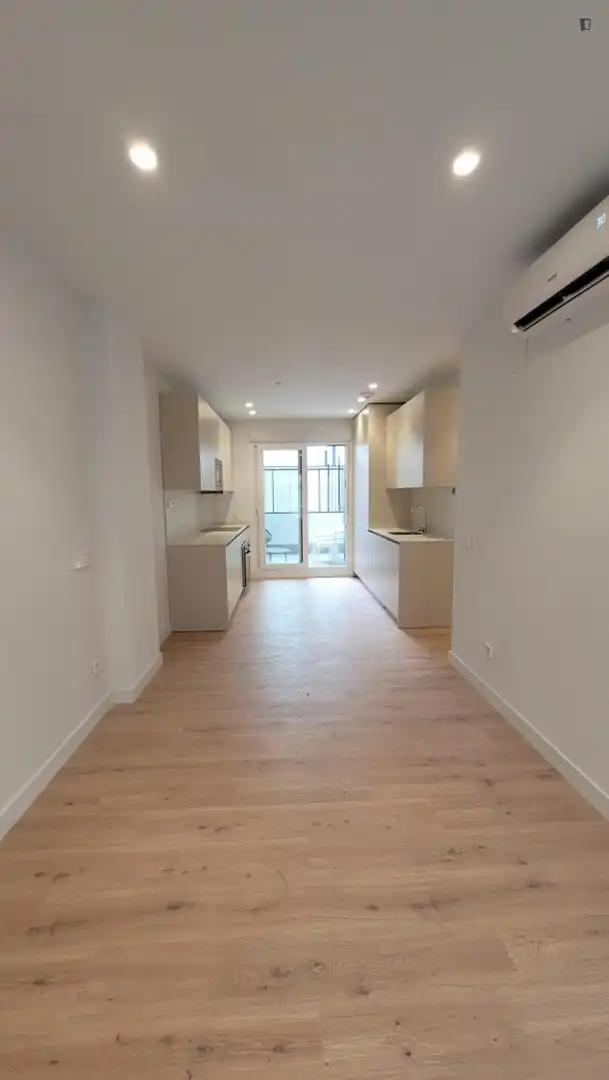 Cocina de Apartamento de alquiler en Madrid con Aire acondicionado, Amueblado y Horno