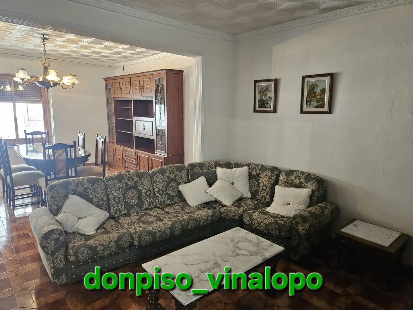 Sala d'estar de Apartament en venda en Elda amb Aire condicionat, Terrassa i Balcó