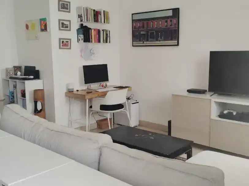 Living room of Flat for rent in Sevilla  with Air Conditioner and Private garden